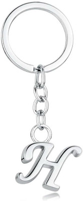K C Alphabet Keychain Creative Charms for Handbags - H Letter Key Ring Key Chain