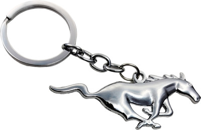 swagtreg Silver Metal Horse Keychain Key Chain