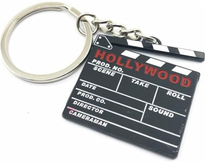 SHRI JI Classic Black HOLLYWOOD Metal Keychain Key Chain