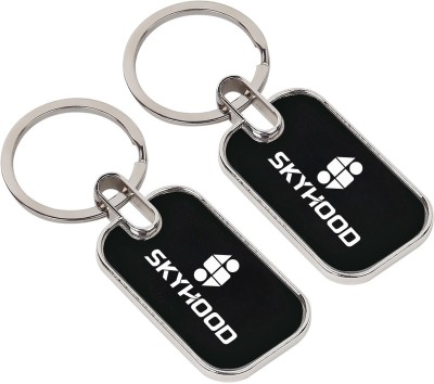 skyhood Black Exclusive Metal Keychain | Keychain For Home, Office, Car & Bike Key Chain