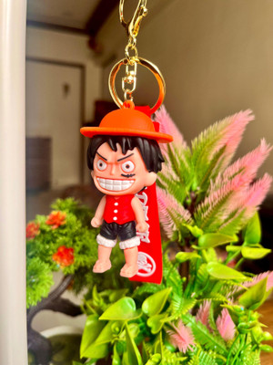 THEVIRAA Monkey D Luffy With Cap Key Chain