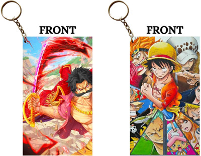 Hariyaali Enterprises LLP FURIOUS ROGER X LUFFY ALLIANCE LAW Unique Style 2 pcs Combo Key Chain