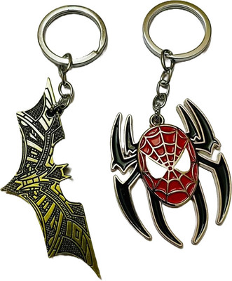 GKM Batman & SpiderMan high quality combo set keychain Key Chain