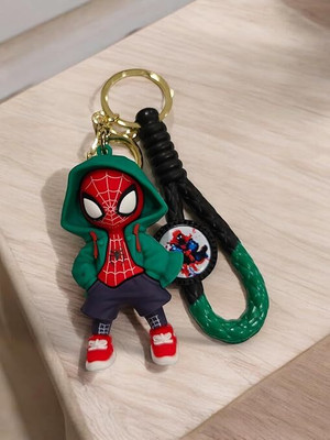 gtrp SpiderMan Cartoon Characters Keychain for Girls Boys, Cute Silicon Keychains 010 Key Chain