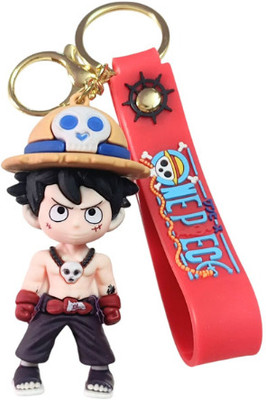 PEARLISH Premium Quality Luffy 3D Keychain Key Chain