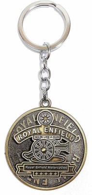 ROYAL ENFIELD Rotatable RE Bullet Bike Metal Keychain spinning pendant Key Chain