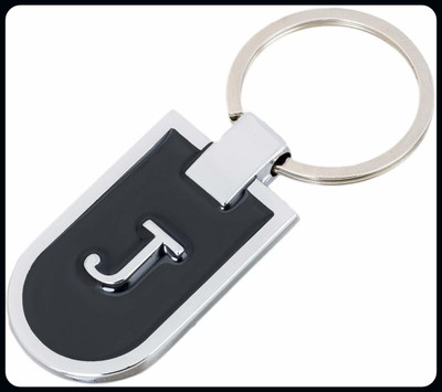 gtrp J Letter Alphabet Metallic Key Chain-A Key Chain