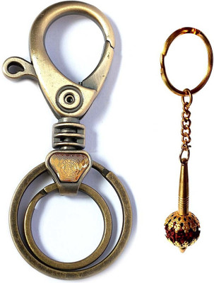 Meeko.com Keychain-red hook & rudraksh gadda key chain 07u Key Chain