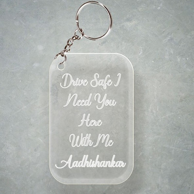 SY Gifts D2 Drive Safe Keychain With Aadhishankar Name Key Chain