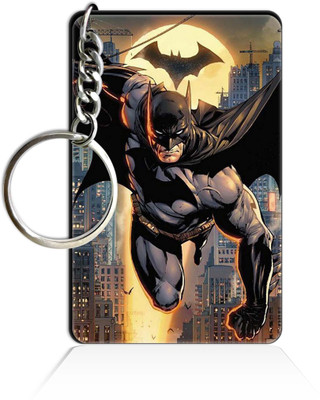 Party Gift Printed Wooden Rectangle Hero key ring Keychain PGRQ255KY (219) Key Chain