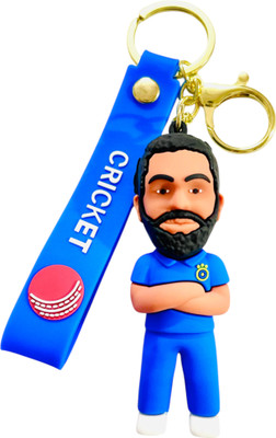 GKM Indian Cricket Jersey Keychain for Kohli,Rohit,Dhoni lovers (Type-7) Key Chain