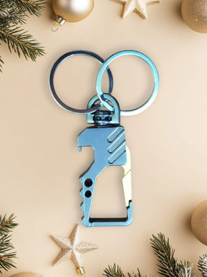 Filsfa Double Ring Keychain With Bottle Opener Key Chain
