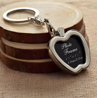 GiftyLuxe Apple Shape Photo Frame Key Chain