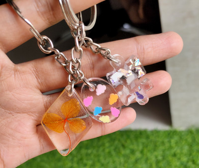 sreearts keychain set of 3|wallet keychain|office keychain Key Chain