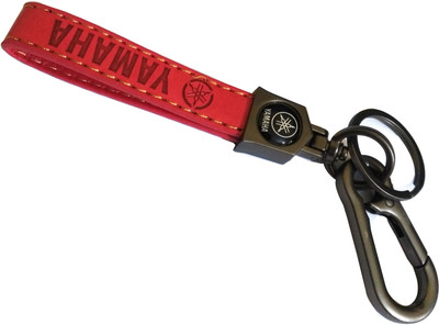 YAMAHA keychains red Leather hook Key Chain