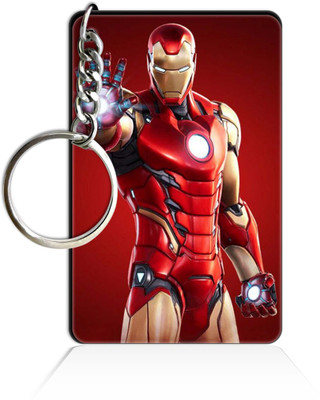 Party Gift Printed Wooden Rectangle Hero key ring Keychain PGRQ255KY (2) Key Chain