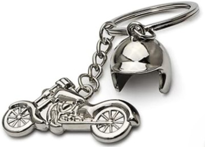 Funfob Bike and helmet keychain Metal For Kids & Adults Key Chain