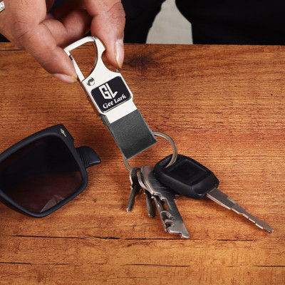 Geelark Premium Metal Keychain for Car Keys, Bike Keys, and Home Keys Key Chain