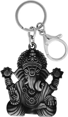 MGP FASHION Grey Hindu God of Beginnings Shree Ganesh Shiva' Son Keyring Key Chain