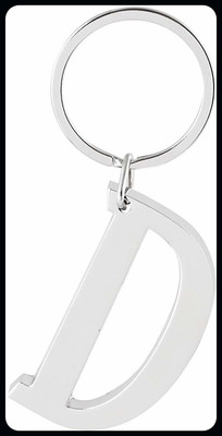 gtrp Keychain-keychain-D Letter/Alphabet Big Size Premium Metallic Keychain Key Chain