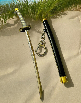 gtrp UNSHARPED Metal KATANA Keychain with cover - Multicolor Code94 Key Chain