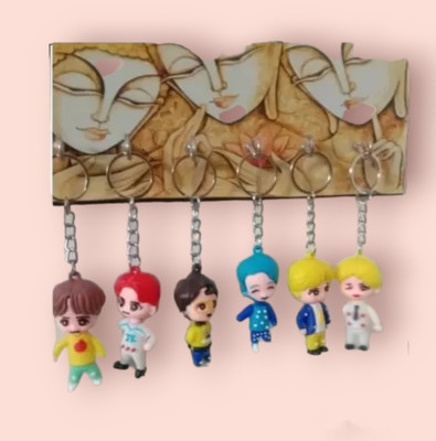 SHIVRAJ Band of Korea BTS 7 character key chains for bts army Key Chain