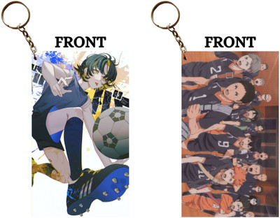 Hariyaali Enterprises LLP BACHIRA DRIBBLING X KARASUNO TEAM GO Unique Style 2 pcs Combo Key Chain