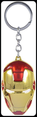 gtrp Trendy-Multicolour-Metal-Iron-Man-MASK-Keychain Key Chain
