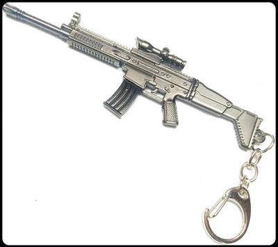 gtrp Top_PUBG Gun with Hook Key Chain SY Key Chain