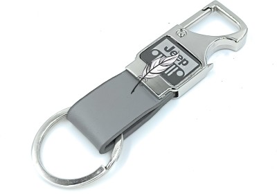 Sbb Novelty Premium Zinc Alloy Hook Locking Heavy Metal ring for Bikes,Cars Grey Colour jep Key Chain