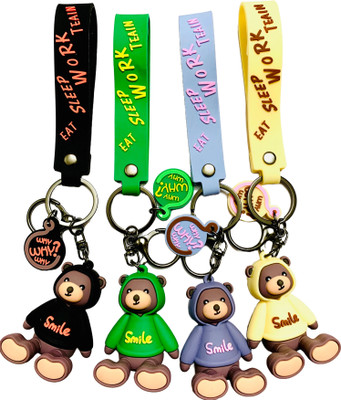 GKM Panda cute premium quality combo set keychain for girls & boys Key Chain