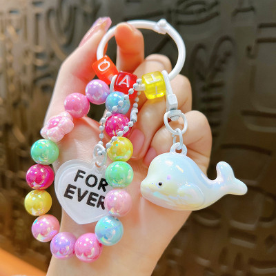 Baby Dino Whale charm Keychain Key Chain