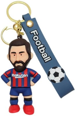 PEARLISH Messi Football 3D Sports Keychain Key Chain