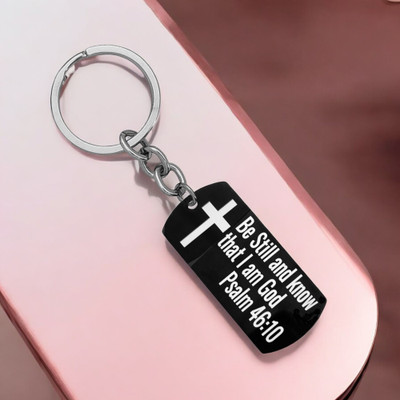 Shiv Jagdamba Religious Bible Verse Christian Cross Faith Prayer KeychainShivkey2024167 Key Chain
