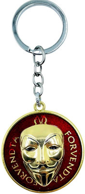 SHRI JI Vendetta Comic ROTATING FACE MASK Keychain Key Chain