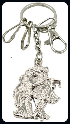 Meeko.com Radha Krishna Decorative Hook Key Chain Gifting for Friend and Family-A Key Chain