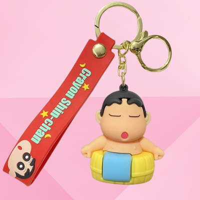 BITWEAVE Sleeping Shinchan Keychain – Cute Cartoon Toy Key Chain