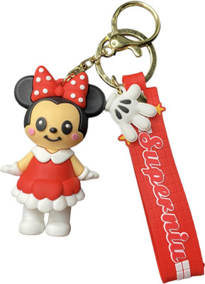 LABSDAR Silicone Minnie Mouse Key Chain
