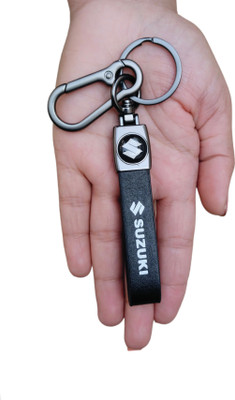 JNV New Leather Keychain Compatible With Suzuki Car Key Chain