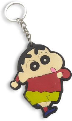 Yeahmom Playing Shinchan Cute Cartoon Theme Rubber Key Chain- 1 Pcs Key Chain