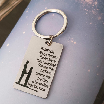 Shiv Jagdamba To My Son Always Remember Gifts for Mom, Dad & Son KeychainLCShivKey202309 Key Chain