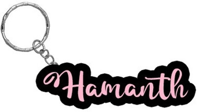 SY Gifts BPK Hamanth Name Keychain Key Chain