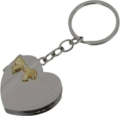 Plusbeauty Heart Shape Metallic Keychain. Key Chain