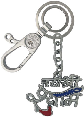 SHOKY LOOKS Jai Shree Shyam baba khatu wale with beautiful hanging hook Key Chain