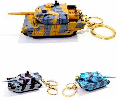 ADOREAL TANK KEYCHAIN AND KEYRING BROWN COLOR MILITARY EDITION Key Chain