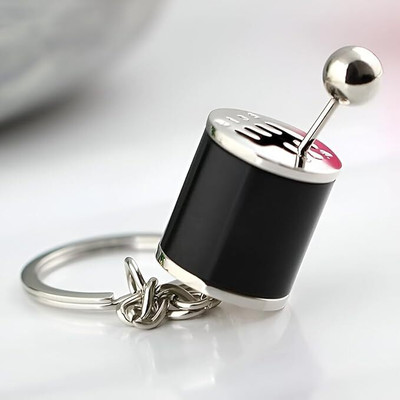 Divy Universal Gear Shifter Keychain Metallic Finish Key Chain