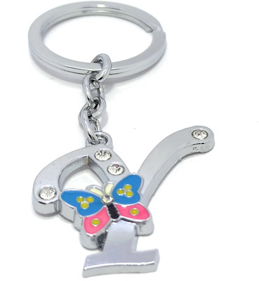 Key Era Alphabet Butterfly Letter Y Key Chain