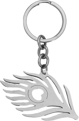 M Men Style Peacock Feather key ring Bird Jewelry Peacock Accessories Keychain LCK905 Key Chain