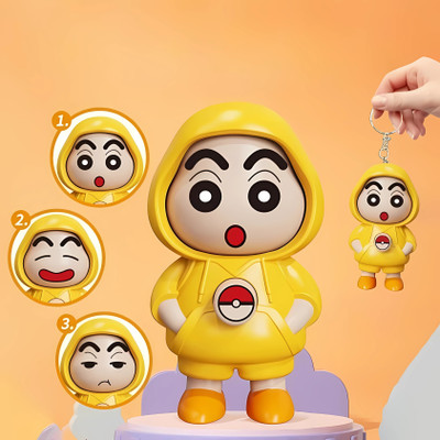 Atithi Shop Shinchan Face Rotating Keychain Key Chain