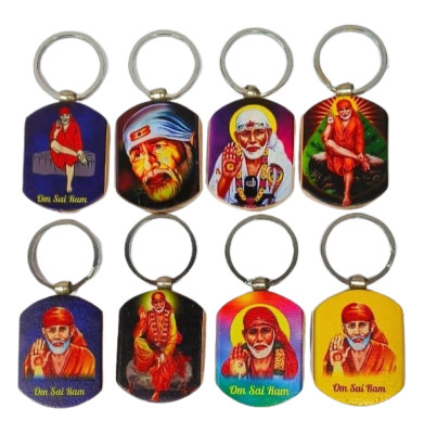 BLESSINGS Set Of 8 Sai Baba Key Chain